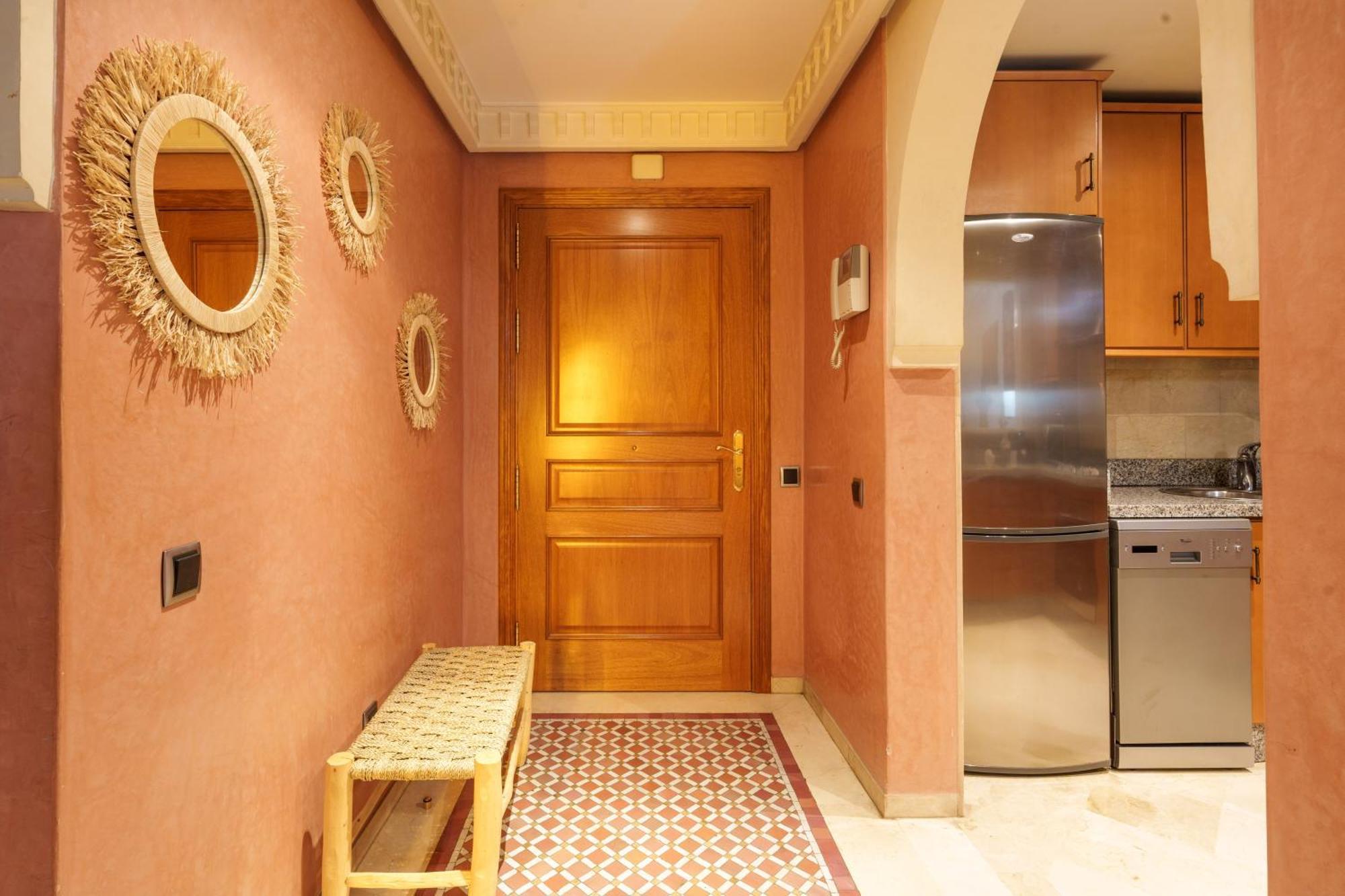 Appartement Chic Gueliz Plaza Avec Vue Marrakesh Exterior photo