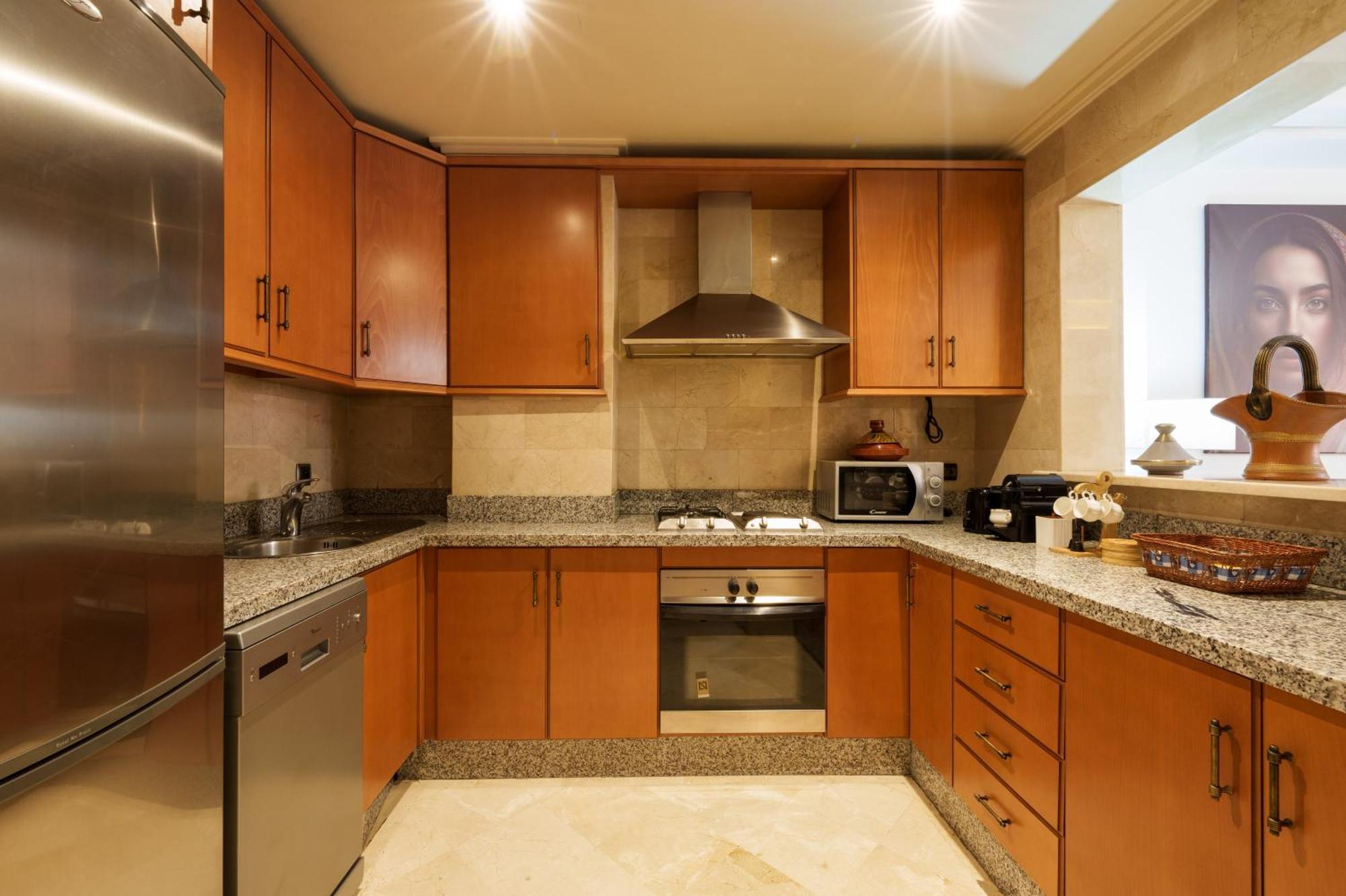 Appartement Chic Gueliz Plaza Avec Vue Marrakesh Exterior photo